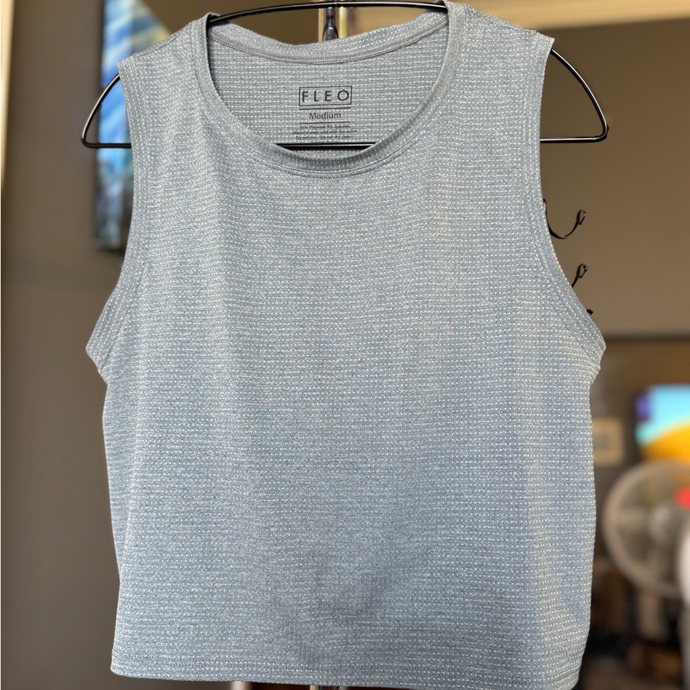 Fleo Dylan Muscle Crop - Lemon Zest